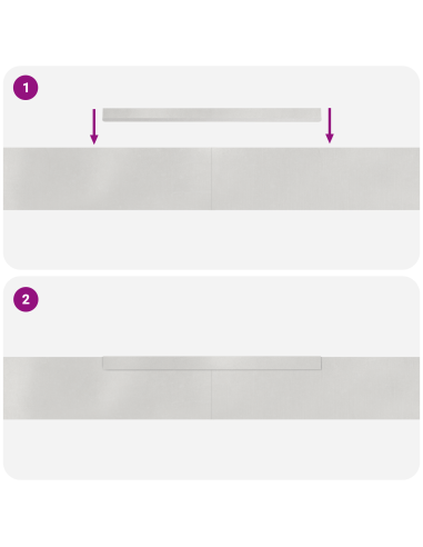 Bordura per Prato 4 pcs Argento 450 x 0.05 x 15 cm