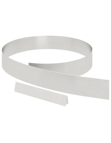 Bordura per Prato 4 pcs Argento 450 x 0.05 x 15 cm