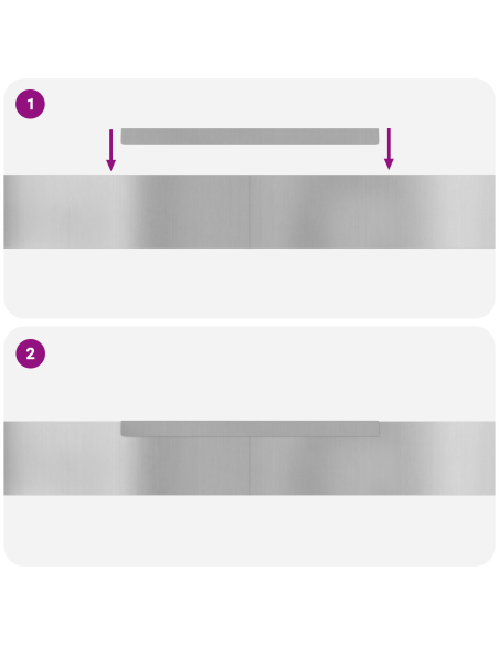 Bordura per Prato Argento 450 x 0.05 x 15 cm Acciaio zincato