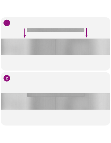 Bordura per Prato 4 pcs Argento 450 x 0.05 x 15 cm