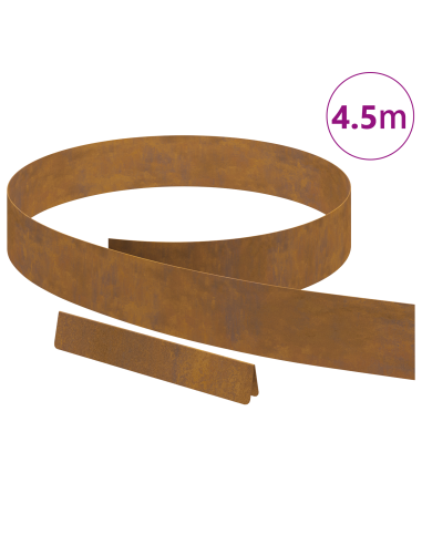 Bordura per Prato Ruggine 450 x 0.05 x 15 cm