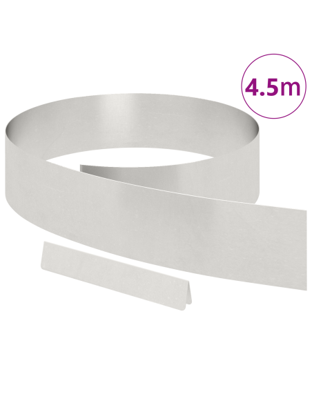 Bordura per Prato Argento 450 x 0.05 x 15 cm