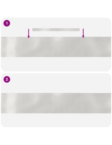 Bordura per Prato 4 pcs Argento 450 x 0.05 x 15 cm