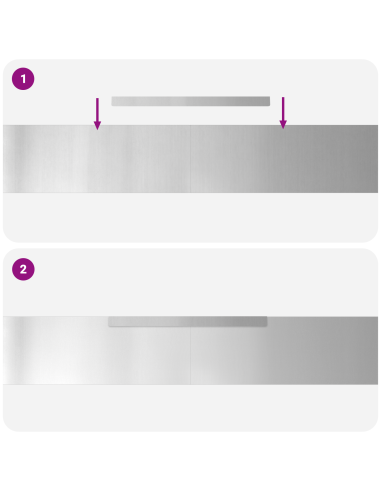 Bordura per Prato 4 pcs Argento 450 x 0.05 x 15 cm