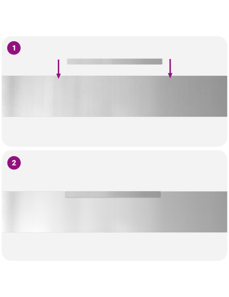 Finitura per Prato da Giardino 4 pcs Argento 450 x 15 cm