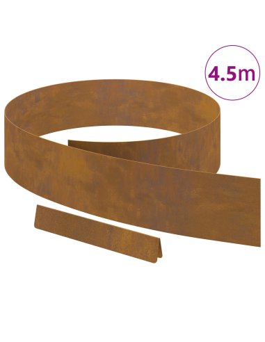 Bordura per Prato Ruggine 450 x 0.05 x 15 cm