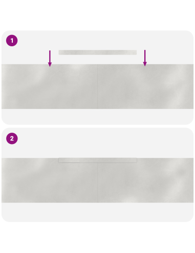 Bordura per Prato 4 pcs Argento 450 x 0.05 x 15 cm