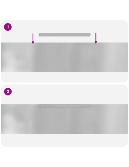 Bordura per Prato 4 pcs Argento 450 x 0.05 x 15 cm