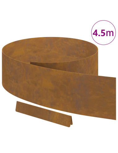 Bordura per Prato Ruggine 450 x 0.05 x 15 cm