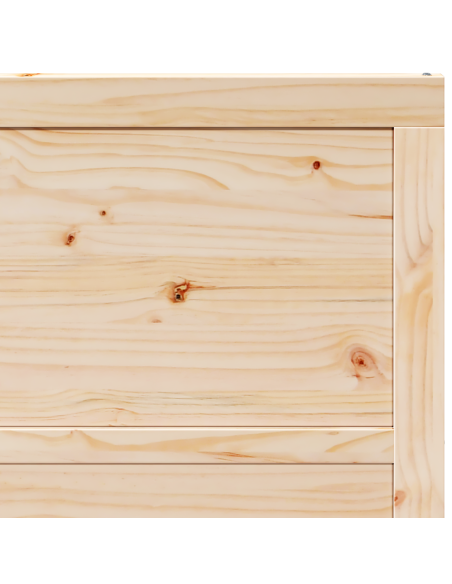 Porta scorrevole Marrone 100 x 208 cm Legno di pino massello