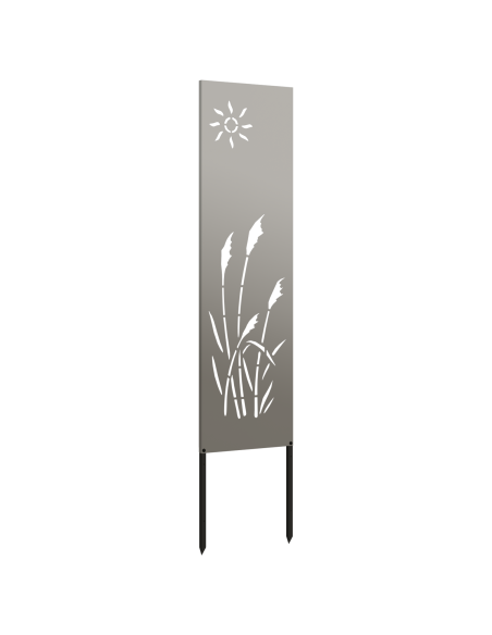 Pannello Decorativo da Giardino Ruggine 32 x 140 cm