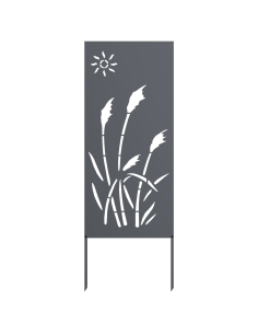 Schermo per privacy in giardino Traforo Antracite 50 x 140 cm