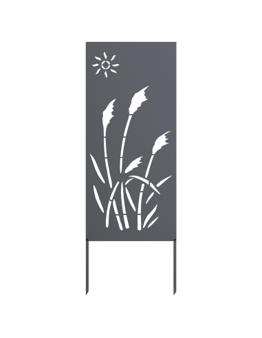 Schermo per privacy in giardino Traforo Antracite 50 x 140 cm