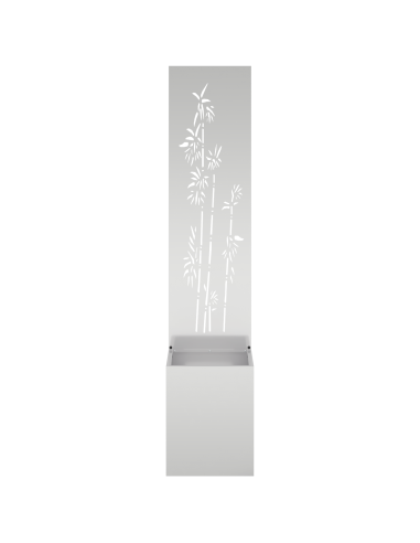 Schermo per privacy in giardino Floreale Argento 32 x 140 cm