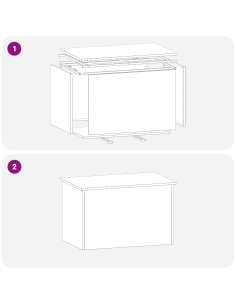 Scatola di Stoccaggio Esterno Nero 80 x 50,5 x 50 cm Acciaio 2