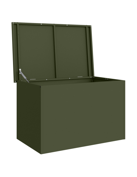 Scatola di Stoccaggio Esterno Verde oliva 80 x 50,5 x 50 cm