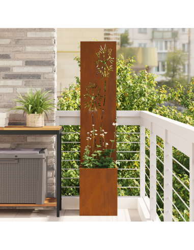 Schermo per privacy in giardino Ruggine 32 x 32 x 150 cm