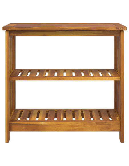 Mobiletto da Giardino con lo scaffale con archiviazione Marrone 75 x 35 x 70cm