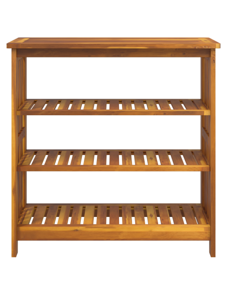 Mobiletto da Giardino con lo scaffale con archiviazione Marrone 75 x 35 x 70cm