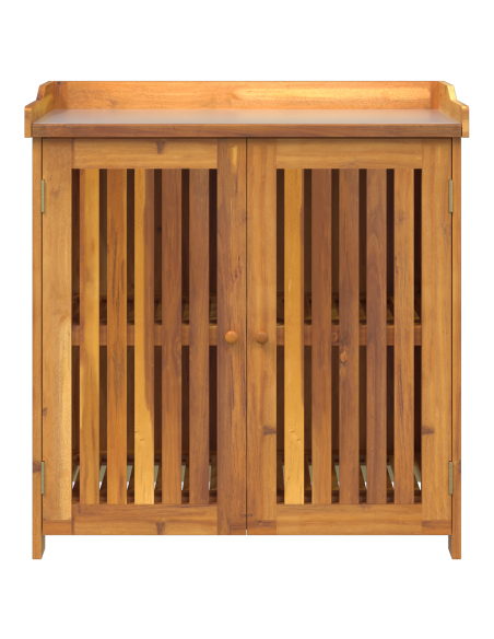 Mobiletto da Giardino Marrone 78 x 36.5 x 78cm