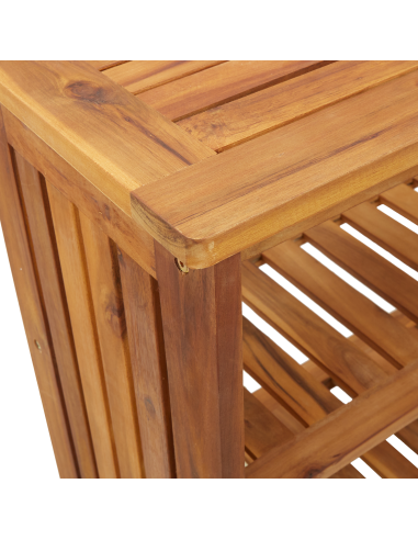 Mobiletto da Giardino con lo scaffale Naturale 75 x 35 x 70cm