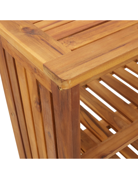 Mobiletto da Giardino con lo scaffale con archiviazione Marrone 75 x 35 x 70cm