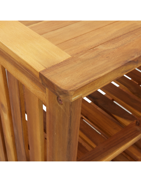 Mobiletto da Giardino con lo scaffale Naturale 90 x 40 x 90cm