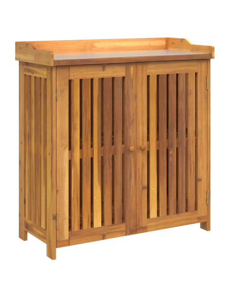 Mobiletto da Giardino Marrone 78 x 36.5 x 78cm