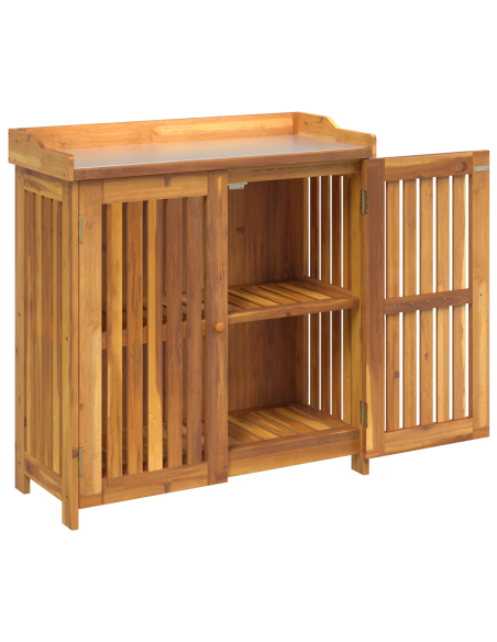 Mobiletto da Giardino con lo scaffale Naturale 93 x 41,5 x 98cm