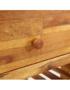 Mobiletto da Giardino con cassetto Naturale 78 x 36,5 x 78cm 2