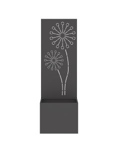 Schermo per privacy in giardino Traforo Nero 50 x 140 cm