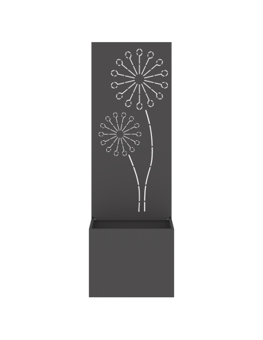 Schermo per privacy in giardino Traforo Nero 50 x 140 cm