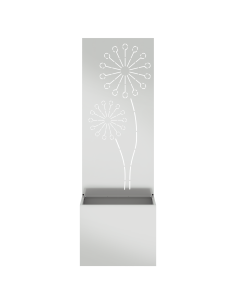 Schermo per privacy in giardino Traforo Argento 50 x 140 cm