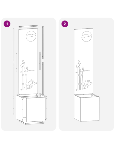 Schermo per privacy in giardino Oliver verde 32 x 140 cm