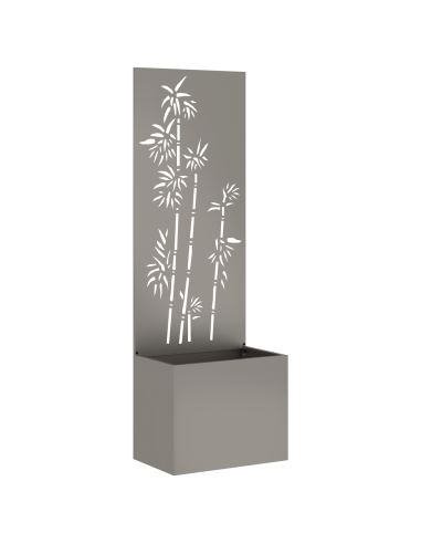 Schermo per privacy in giardino Floreale Ruggine 50 x 140 cm