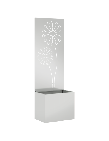 Schermo per privacy in giardino Traforo Argento 50 x 140 cm