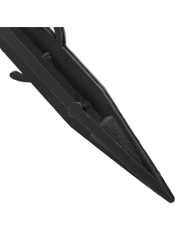 Picchetti da terra 100 pcs Nero Ø3 x 11 cm Plastica