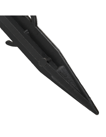 Picchetti da terra 100 pcs Nero Ø3 x 11 cm Plastica