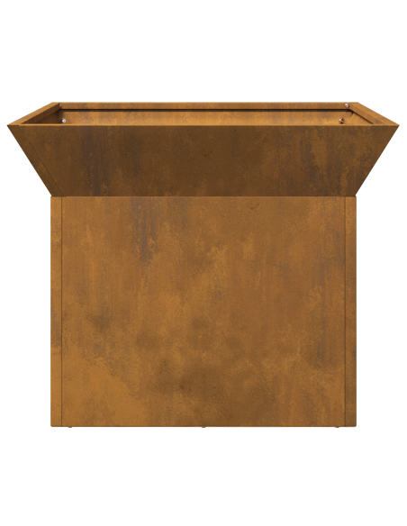 Focolare Ruggine 50 x 50 x 40 cm acciaio corten