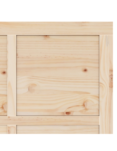 Porta scorrevole Marrone 90 x 208 cm Legno di pino massello