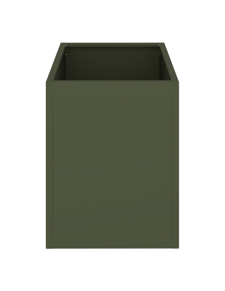 Vaso da giardino Oliver verde 50 x 32 x 40 cm