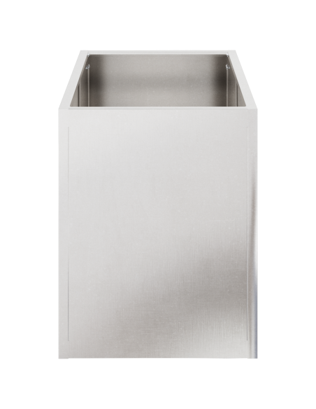 Vaso da giardino Argento 50 x 32 x 40 cm Acciaio inossidabile