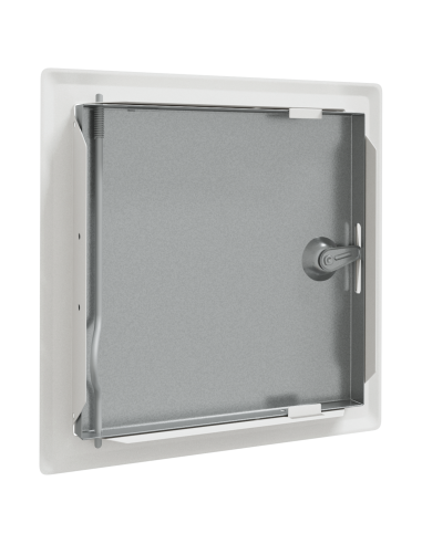 Pannello di Accesso 2 pcs Bianco 63 x 33 x 3 cm Acciaio