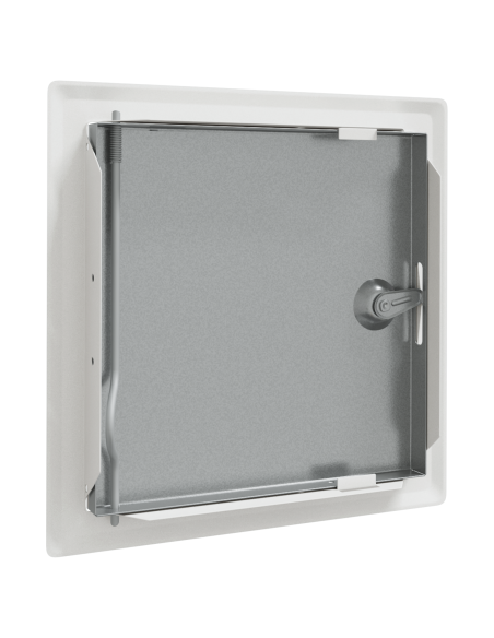 Pannello di Accesso 2 pcs Bianco 20 x 20 cm acciaio