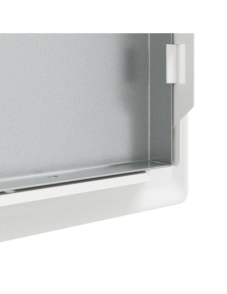 Pannello di Accesso Bianco 20 x 30 cm acciaio