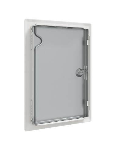 Pannello di Accesso Bianco 63 x 33 x 3 cm Acciaio