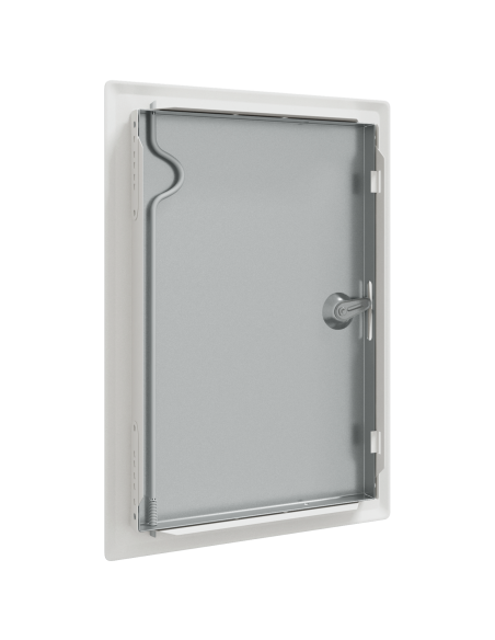 Pannello di Accesso Bianco 20 x 30 cm acciaio