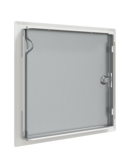 Pannello di Accesso Bianco 30 x 30 cm acciaio