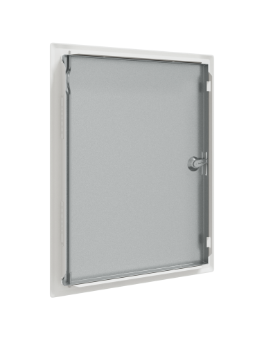 Pannello di Accesso Bianco 63 x 33 x 3 cm Acciaio
