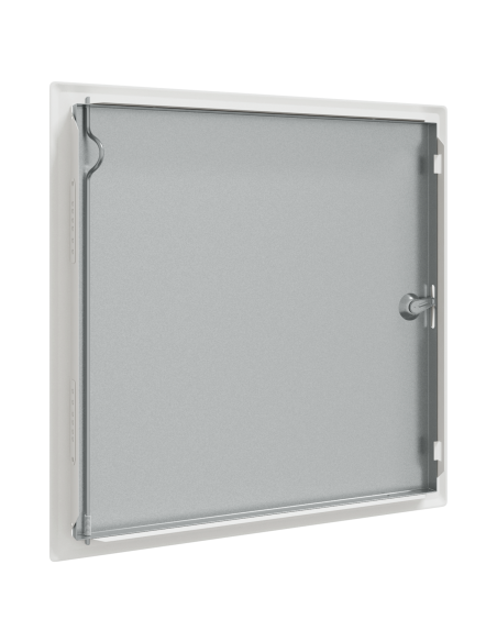 Pannello di Accesso Bianco 40 x 40 cm acciaio